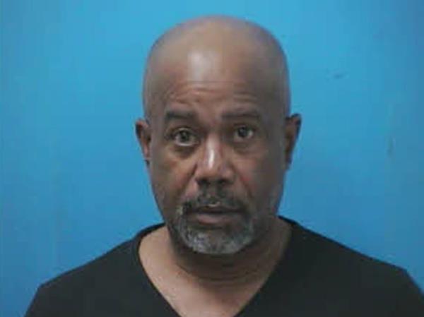 Darus Rucker's mugshot.
