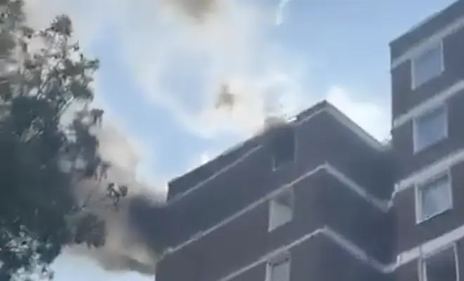 70 firefighters attended the scene